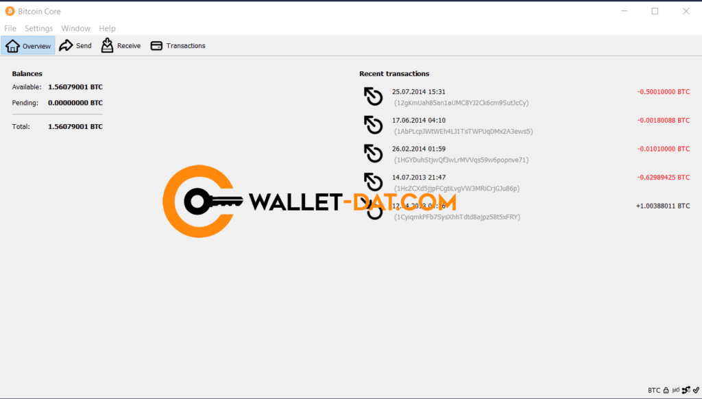 Wallet dat чем открыть