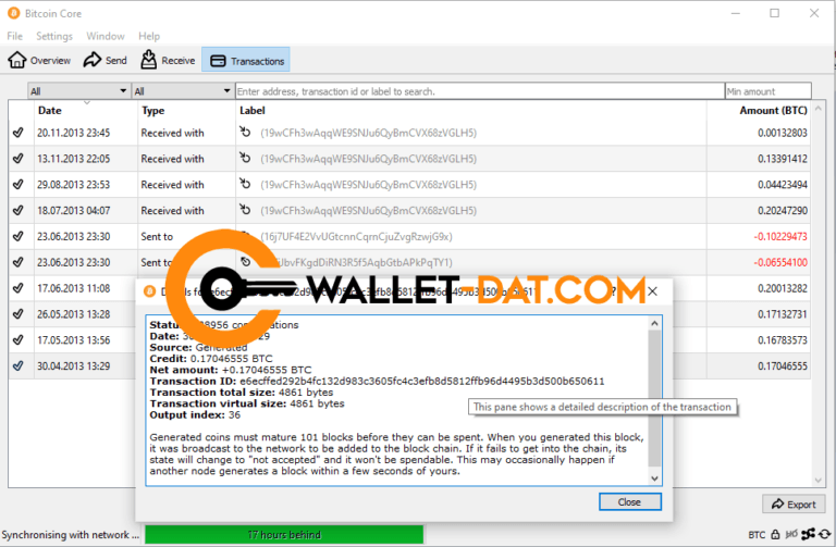 Wallet dat чем открыть